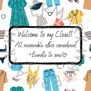 Welcome to My Closet Graphic Sign - Teal & Yellow